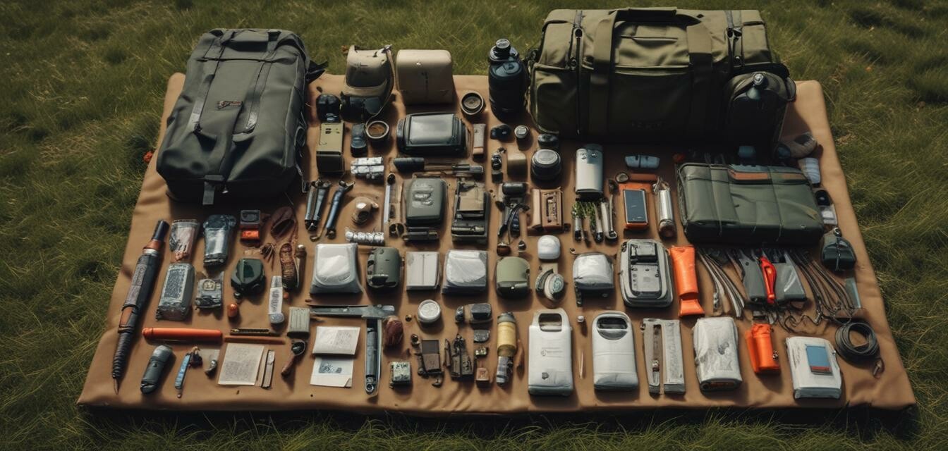 Extended wilderness survival kit components